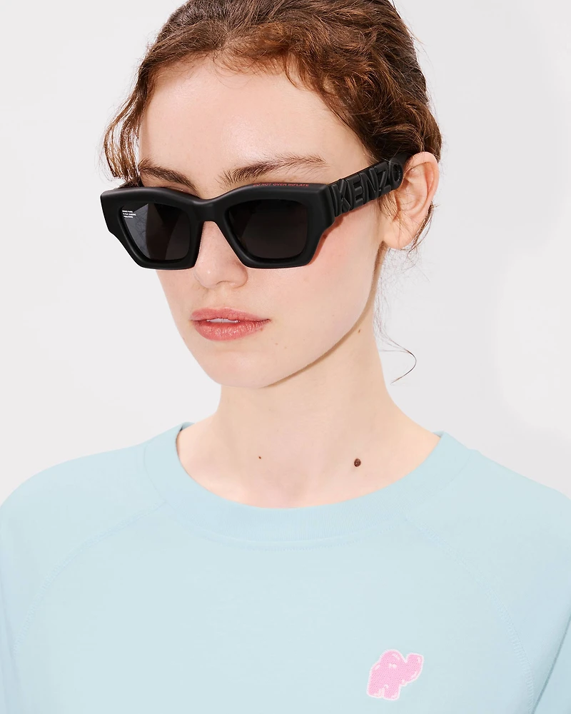 'KENZO Elephant Logo' embroidered T-shirt dress cotton