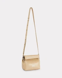 'KENZO Paper' pouch on strap in leather