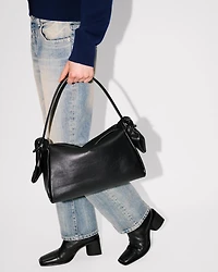 'KENZO Furoshiki' large shoulder bag leather