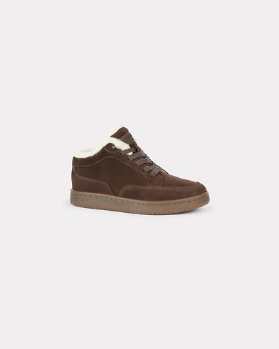 KENZO-Dome' sneakers suede and shearling