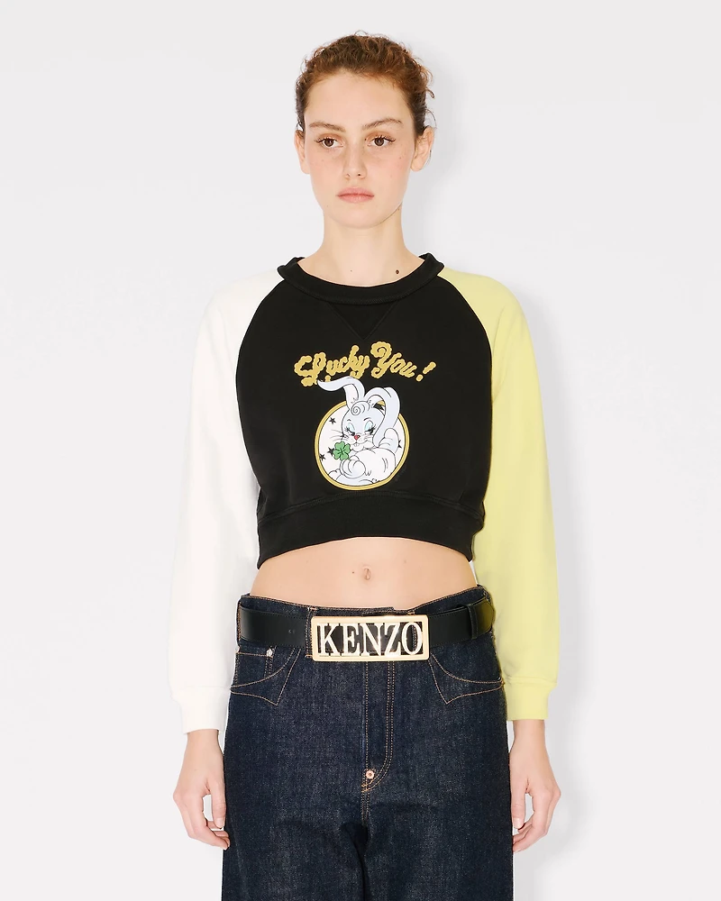 'KENZO Cartoon' cropped sweatshirt cotton