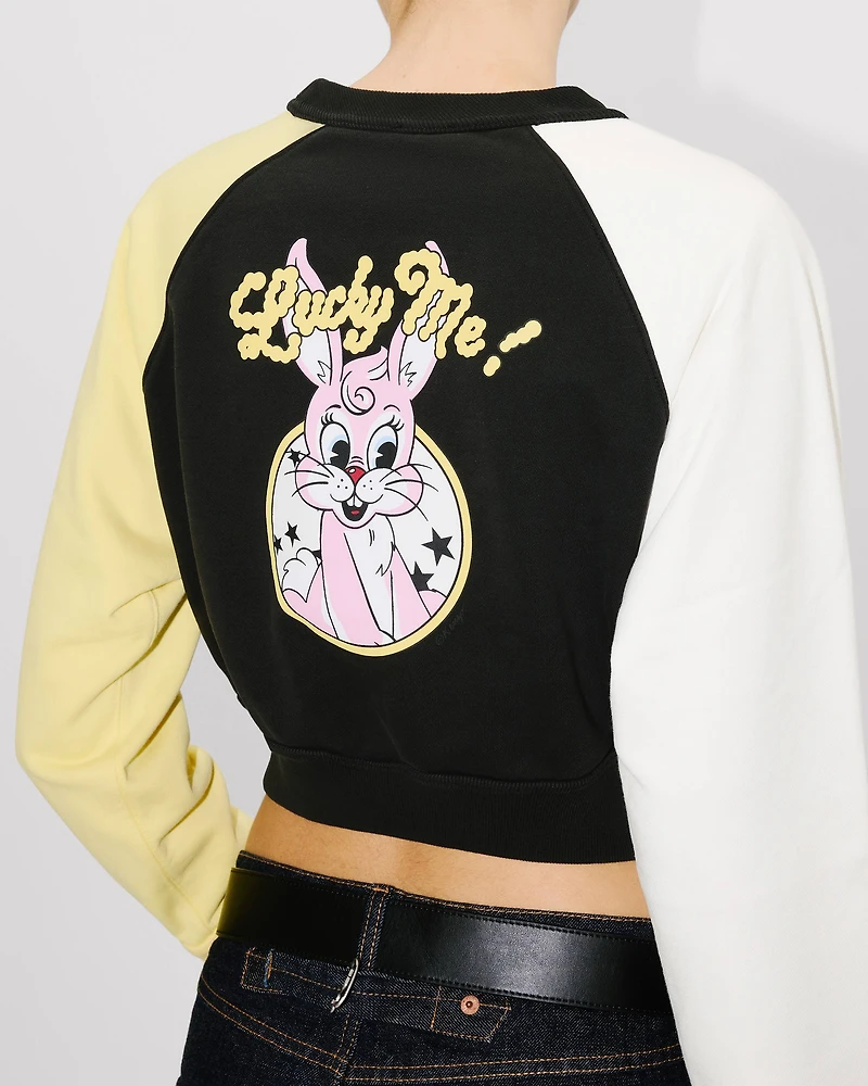 'KENZO Cartoon' cropped sweatshirt cotton