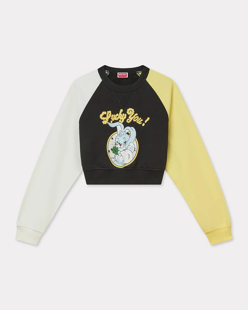 'KENZO Cartoon' cropped sweatshirt cotton