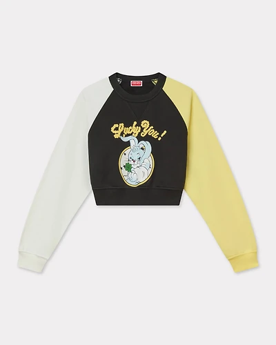 'KENZO Cartoon' cropped sweatshirt cotton