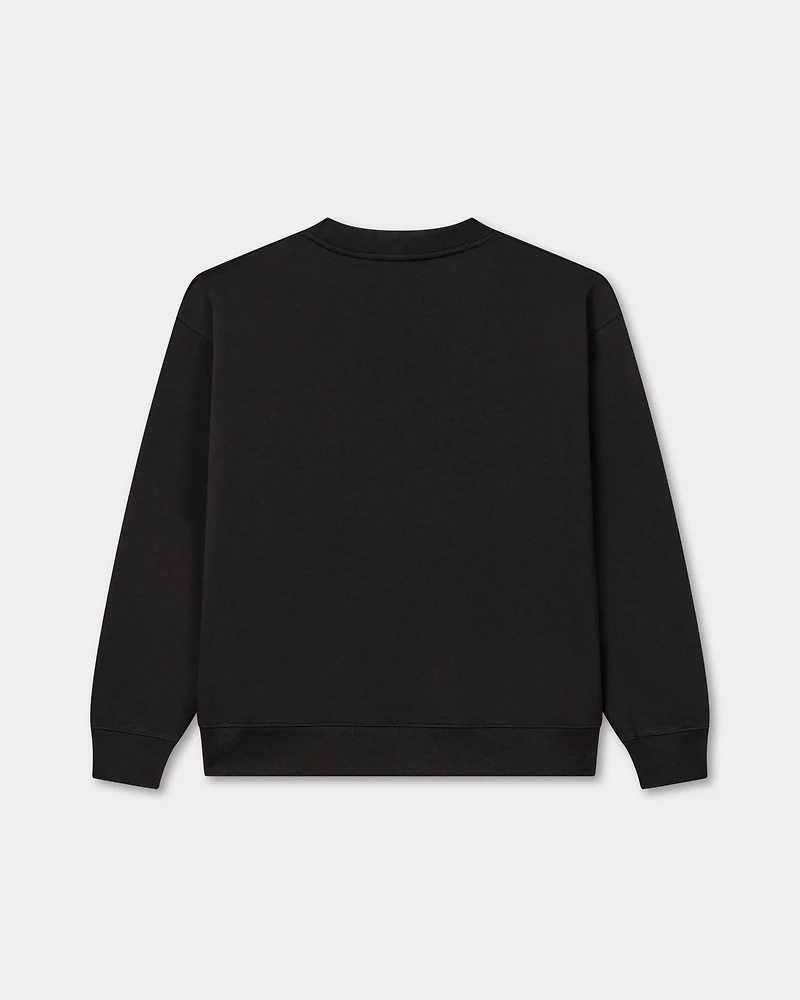 'Boke Flower' embroidered sweatshirt cotton
