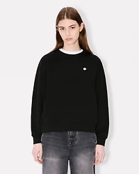 'Boke Flower' embroidered sweatshirt cotton