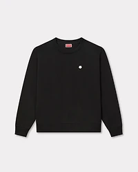 'Boke Flower' embroidered sweatshirt cotton