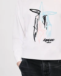 'Kenzo x Futura 2000' embroidered sweatshirt cotton