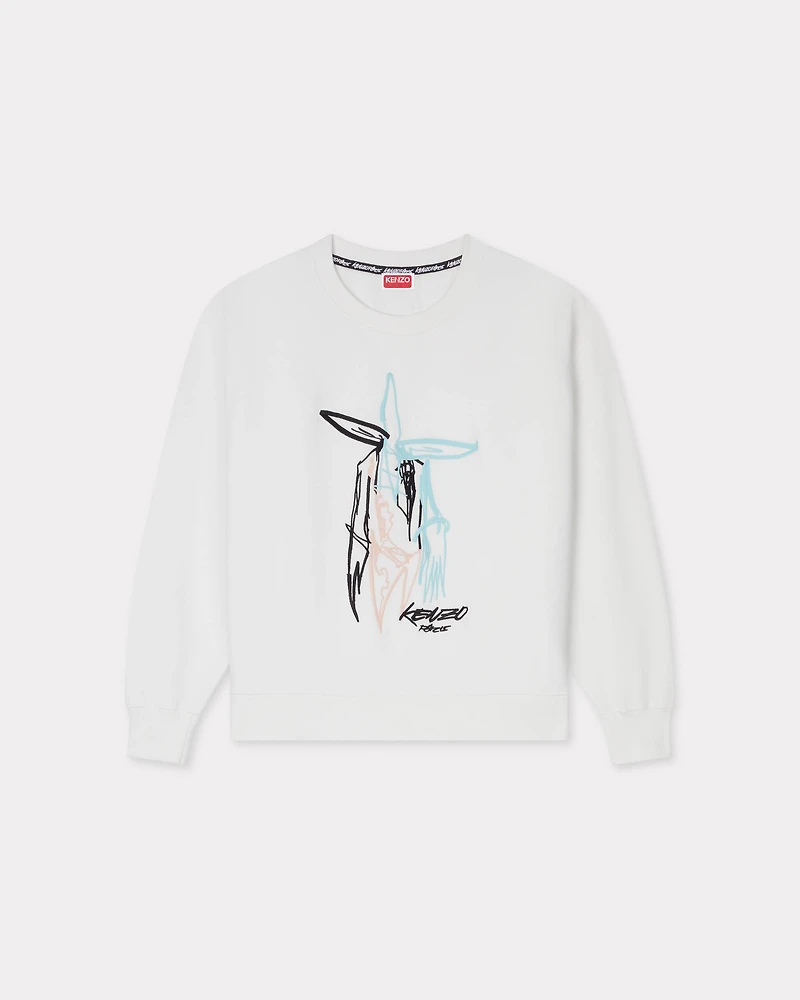 'Kenzo x Futura 2000' embroidered sweatshirt cotton