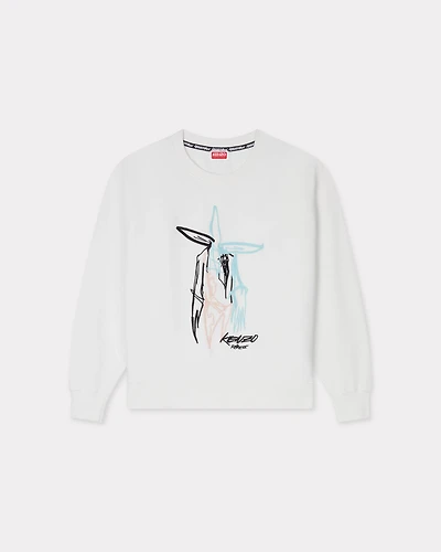 'Kenzo x Futura 2000' embroidered sweatshirt cotton