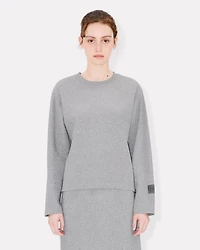 'KENZO Elephant Logo' strass embroidered long sleeve T-shirt