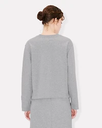 'KENZO Elephant Logo' strass embroidered long sleeve T-shirt