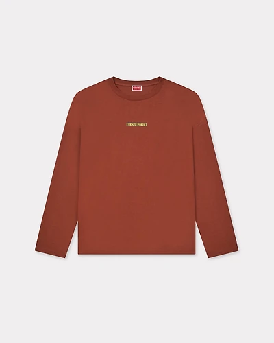 'KENZO City' loose long sleeve T-shirt cotton