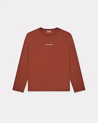 'KENZO City' loose long sleeve T-shirt cotton