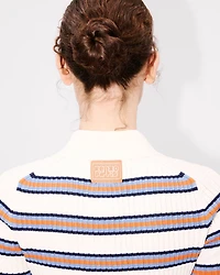 'KENZO Coast Lines' knitted polo cotton