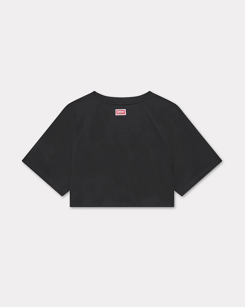 'Kenzo x Futura 2000' boxy cropped T-shirt cotton