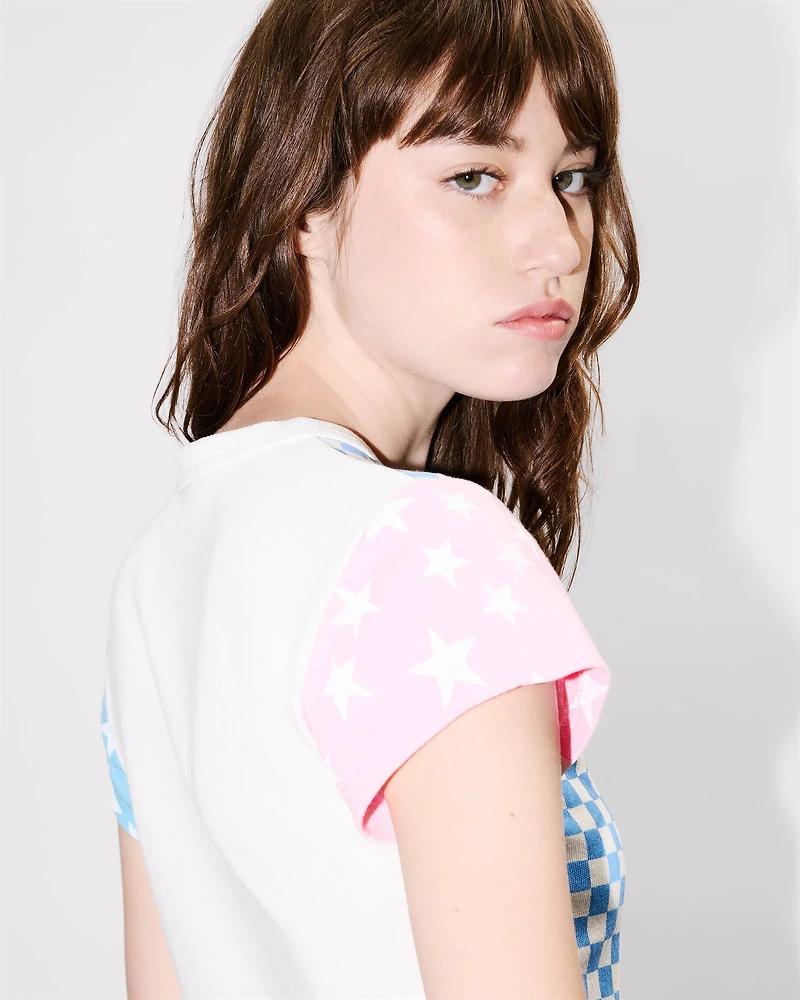'KENZO Cartoon' cropped T-shirt cotton