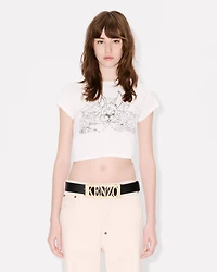'KENZO Cartoon' coloring cropped T-shirt cotton