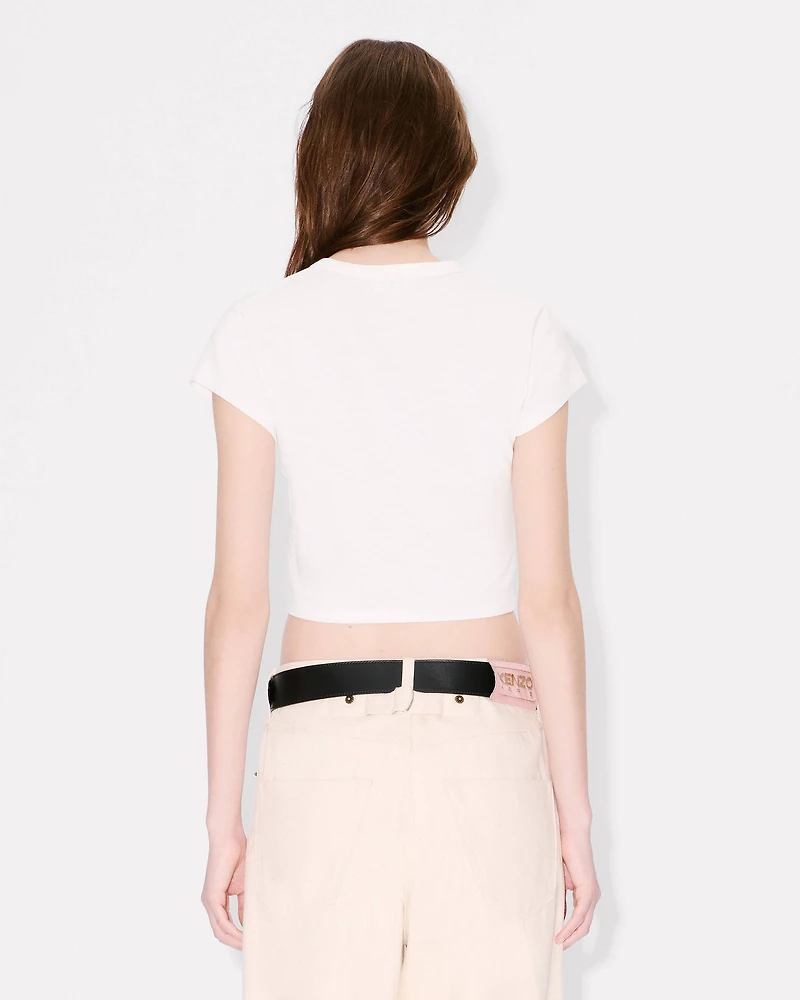 'KENZO Cartoon' coloring cropped T-shirt cotton