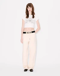 'KENZO Cartoon' coloring cropped T-shirt cotton