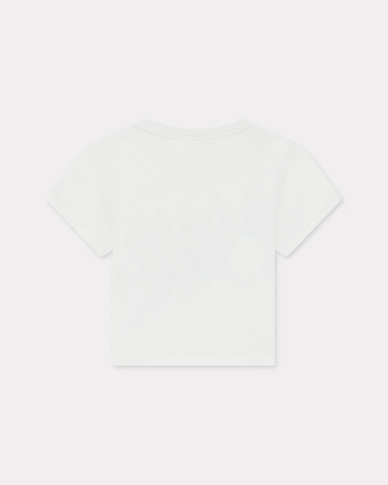 'KENZO Cartoon' coloring cropped T-shirt cotton