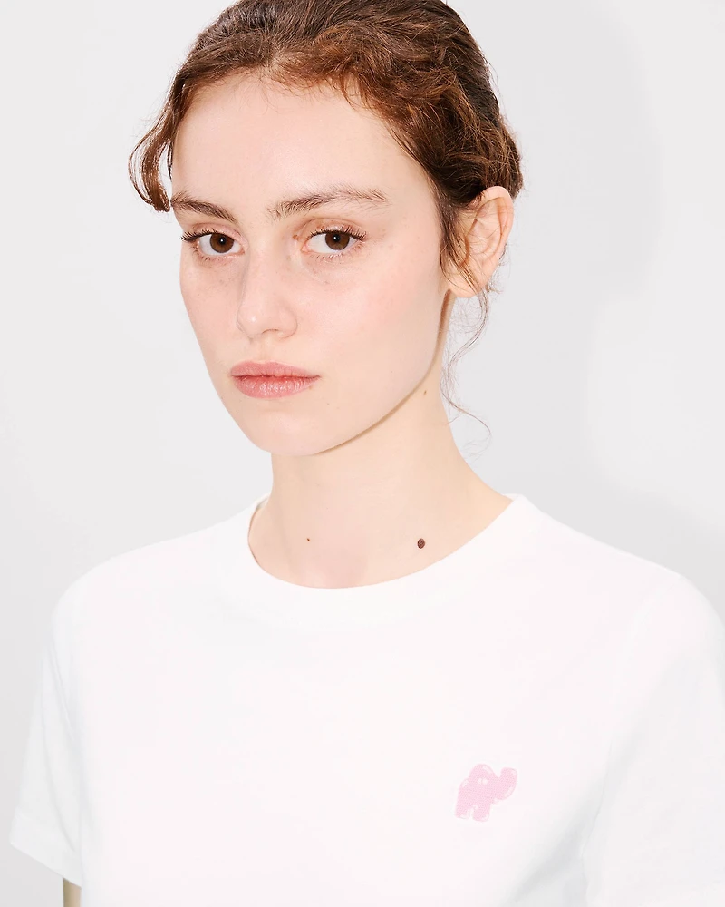 'KENZO Elephant Logo' embroidered T-shirt cotton