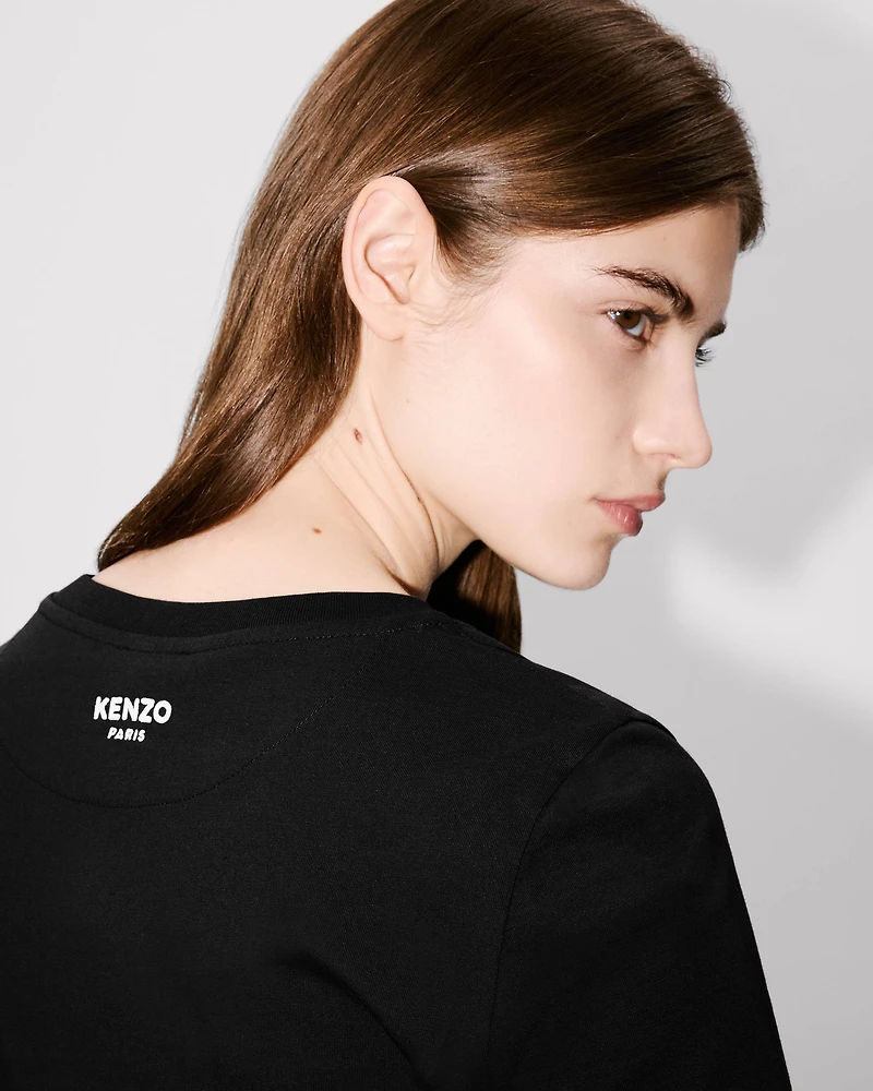 Boke Flower' embroidered T-shirt cotton