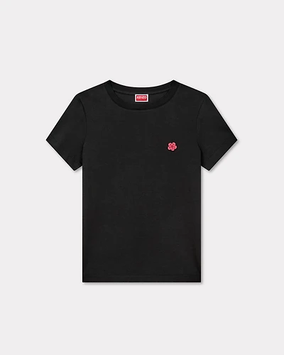 Boke Flower' embroidered T-shirt cotton