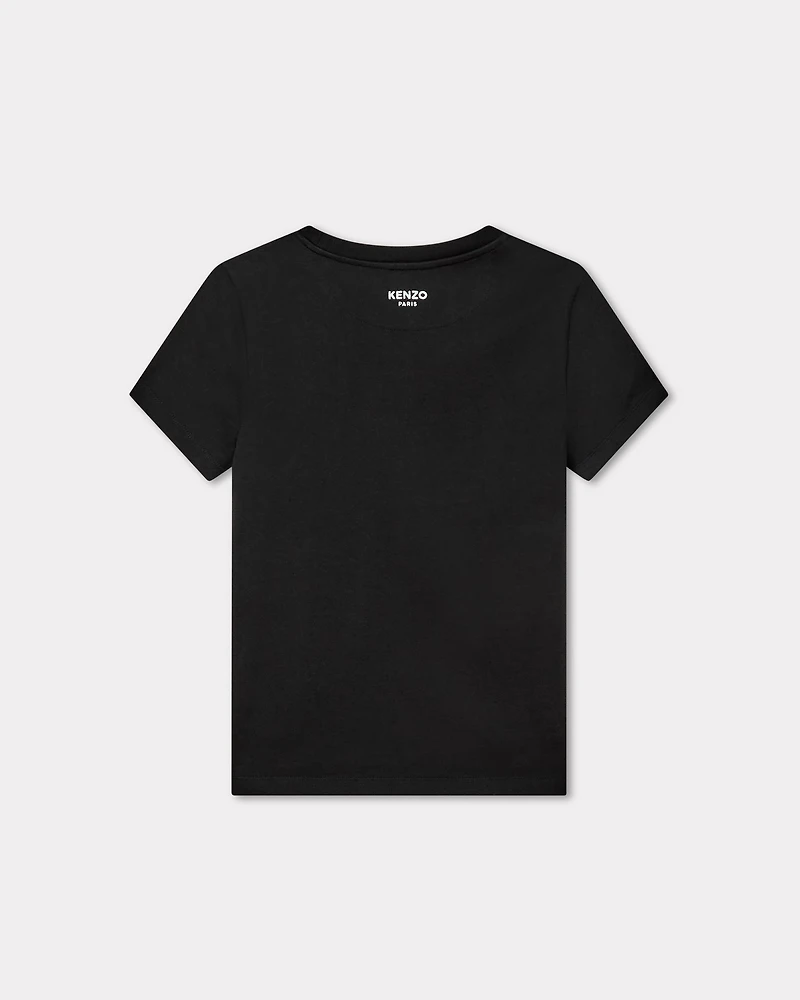 Boke Flower' embroidered T-shirt cotton