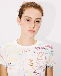 'KENZO Graduation' embroidered T-shirt cotton