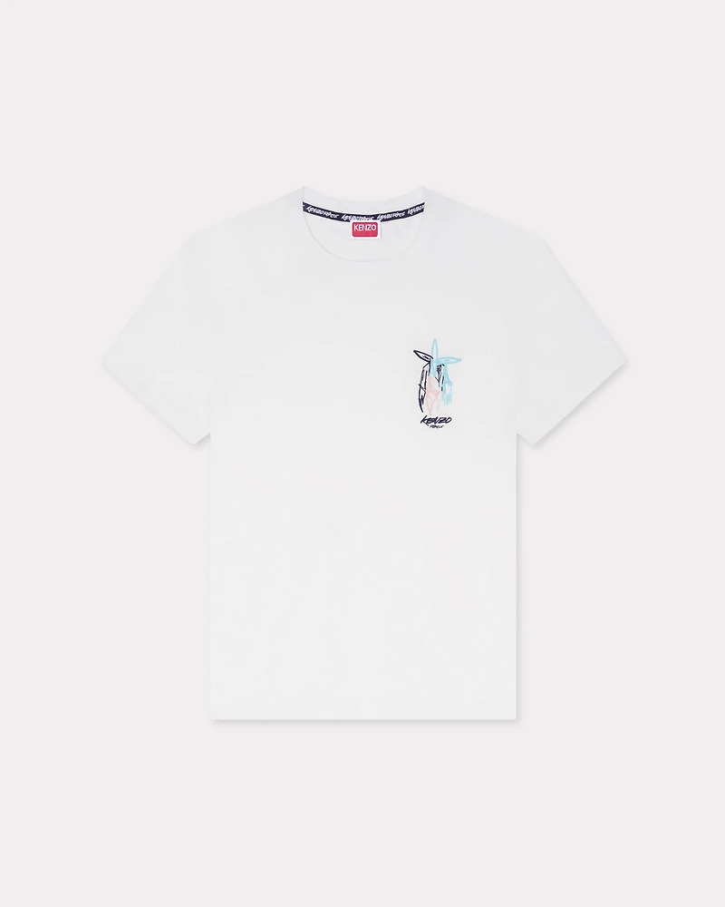 'Kenzo x Futura 2000' embroidered T-shirt cotton