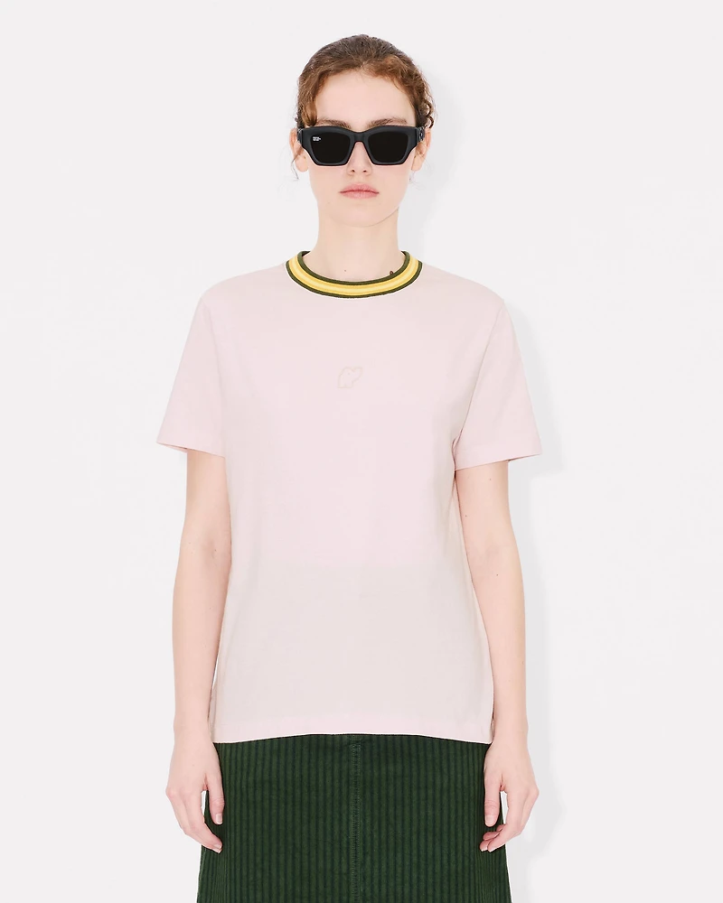 'KENZO Elephant Logo' embroidered loose T-shirt cotton