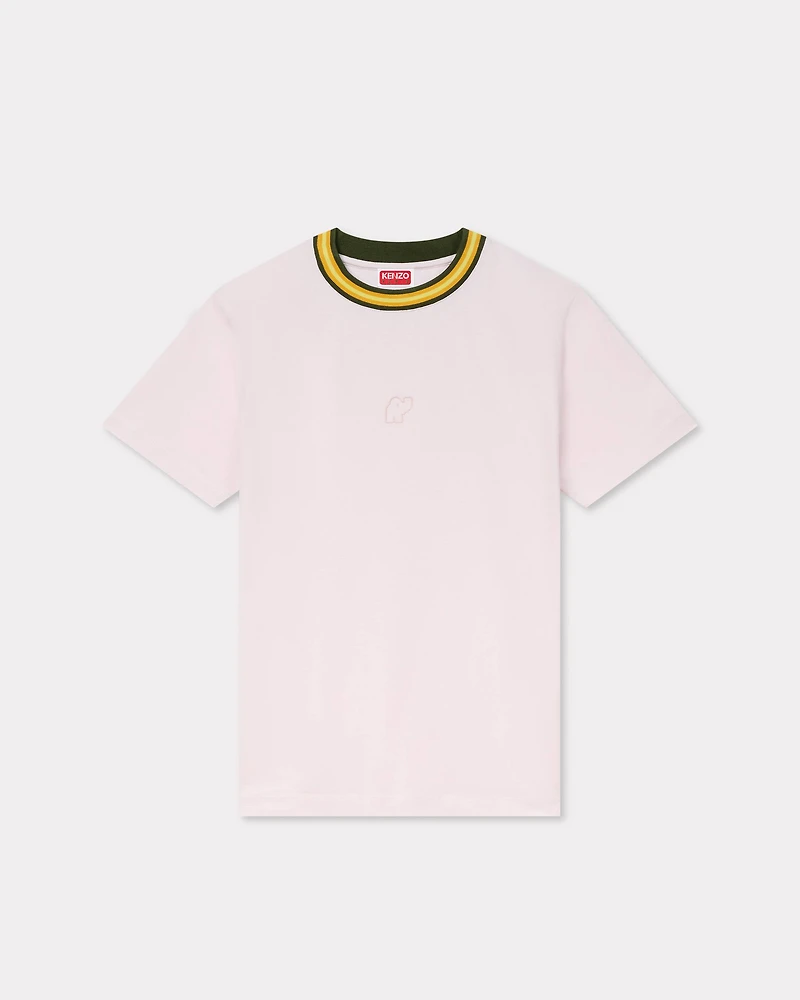 'KENZO Elephant Logo' embroidered loose T-shirt cotton
