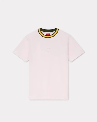 'KENZO Elephant Logo' embroidered loose T-shirt cotton