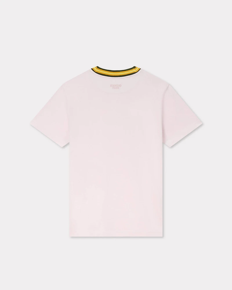 'KENZO Elephant Logo' embroidered loose T-shirt cotton