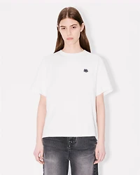 'Boke Flower' embroidered relax T-shirt