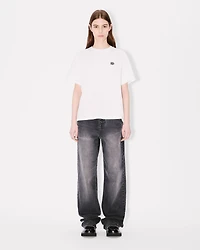 'Boke Flower' embroidered relax T-shirt