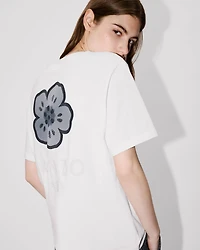 'Boke Flower' embroidered relax T-shirt