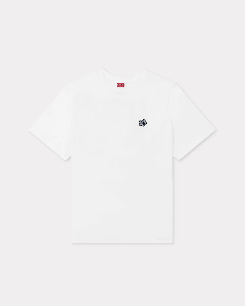'Boke Flower' embroidered relax T-shirt