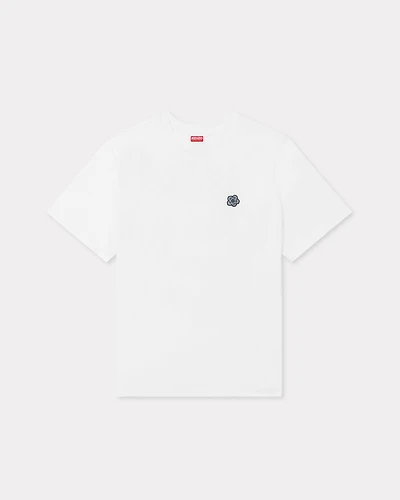'Boke Flower' embroidered relax T-shirt