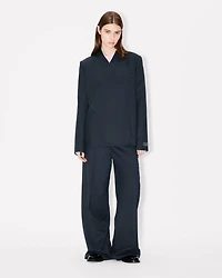 'KENZO Weave' kimono blazer wool jacquard