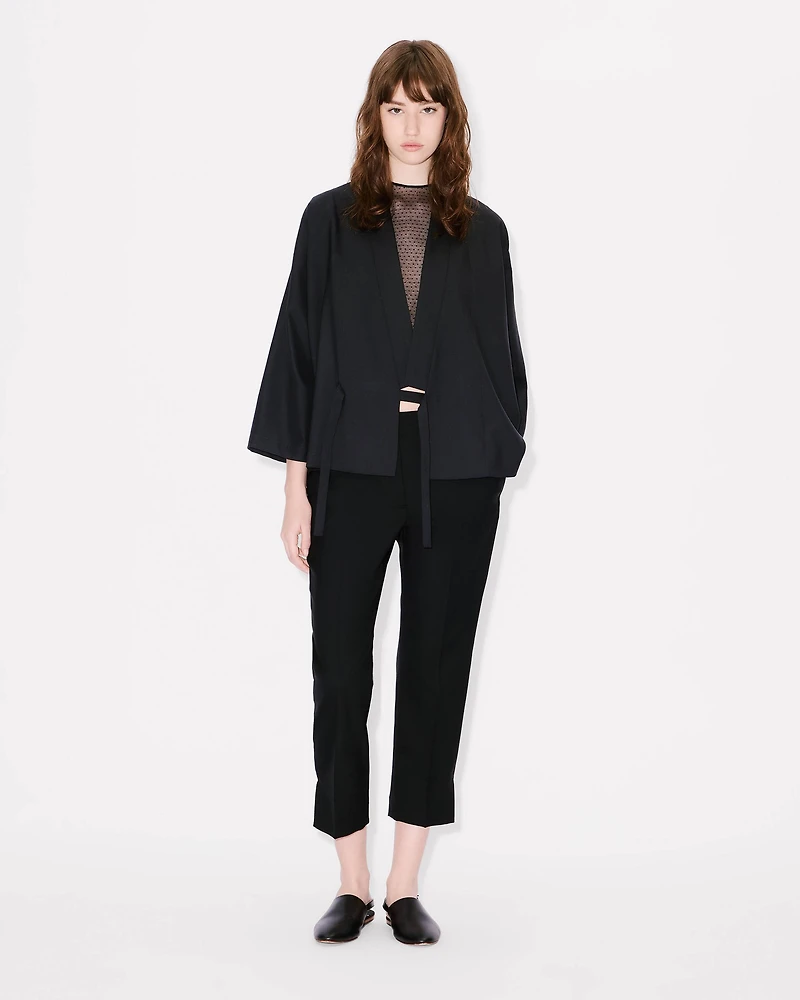 Kimono jacket virgin wool