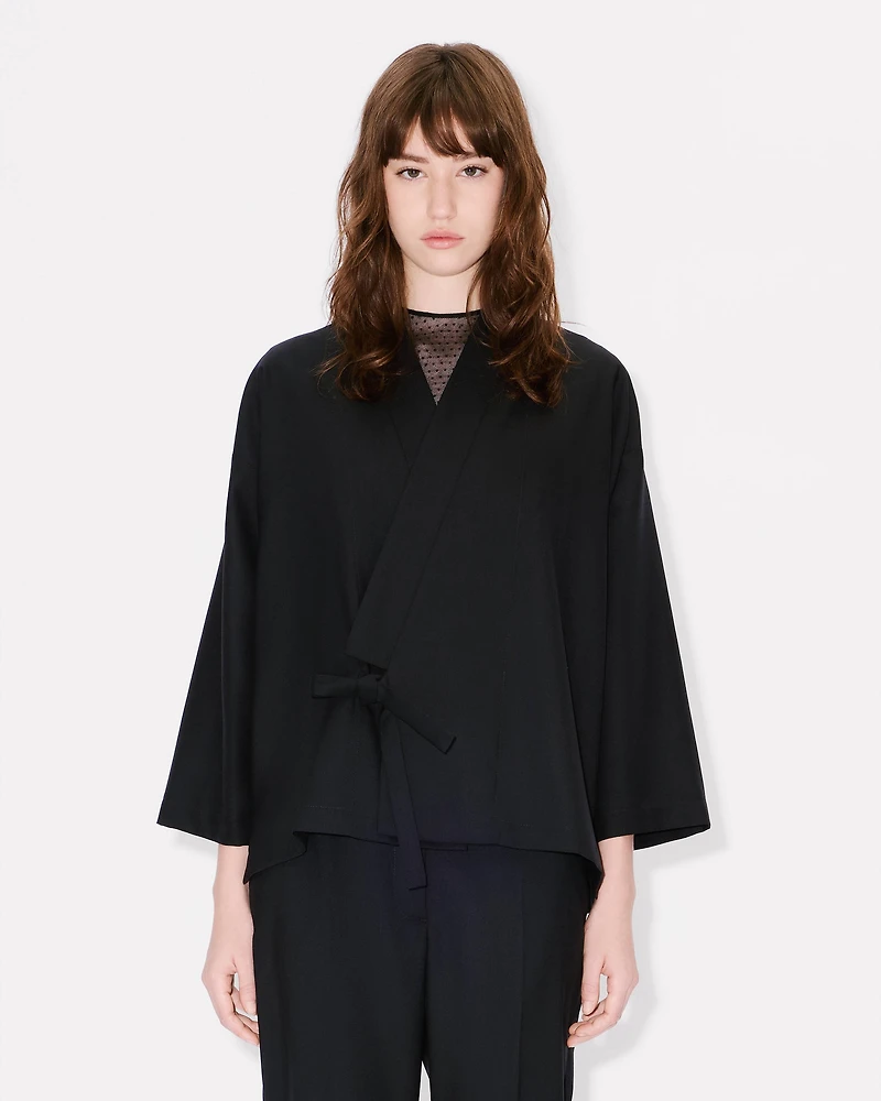 Kimono jacket virgin wool