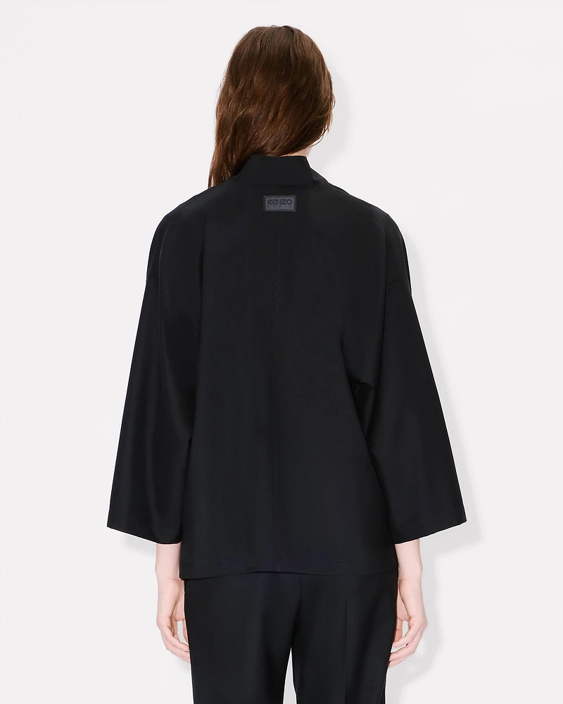 Kimono jacket virgin wool