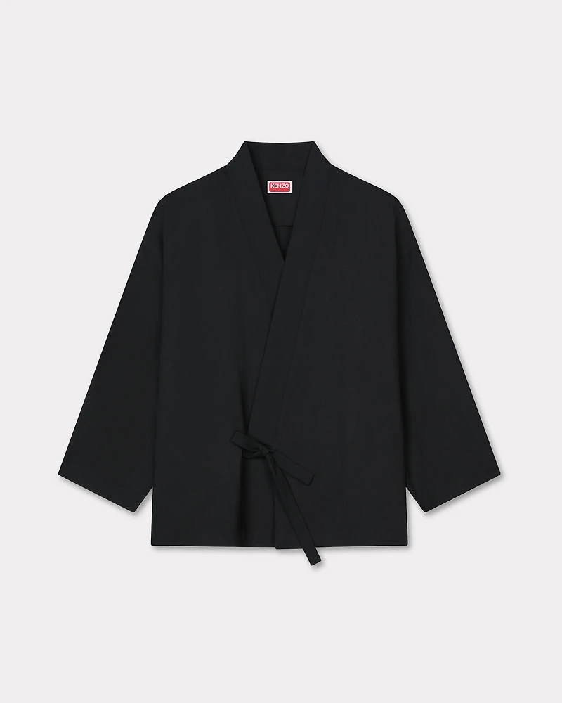 Kimono jacket virgin wool