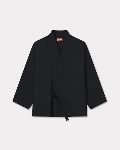 Kimono jacket virgin wool