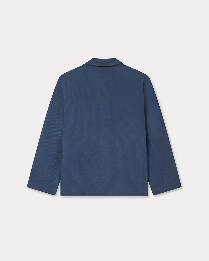 'KENZO Archive Bouquet' embroidered workwear jacket ribbed cotton