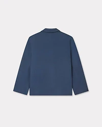 'KENZO Archive Bouquet' embroidered workwear jacket ribbed cotton