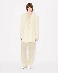 Shawl collar blazer virgin wool