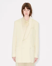 Shawl collar blazer virgin wool